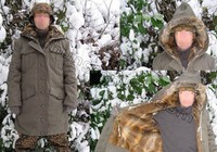 BALMUNG WH Heer Elite Charkow Parka Winterjacke  grau Pelz Ostfront Gr.L(50-52)