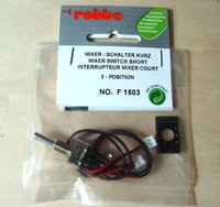 Robbe Futaba Mixer-Schalter 3-pos., kurz, F1503 für F-14 bis FC-28