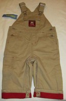 Gymboree Firehouse Hounds fire truck engine jersey lined cargo overalls NWT 6-12