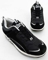 Sneaker Buffalo Schnürer gebogene Sohle Bodyliner Textil, Echtleder Gr. 40