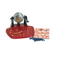 Bingooo Bingo Spiel Set Bingotrommel Bingo-Mühle Lotto Trommel Tombola Auslosung