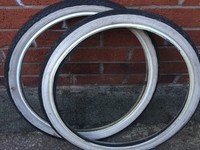 RALEIGH BURNER - KENDA FREESTYLE TYRES  - OLD SCHOOL BMX - FREE P&P