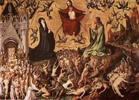 Das Weltgericht Stephan Lochner Sankt Himmel Hölle Richter St Bütten H A3 0295