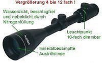 PROFI Zielfernrohr 4-12x56 mit Leuchtpunkt 30mm Tubus !