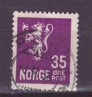 Norwegen Nr.  167 gest.  Löwe