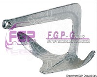 FGP Trefoil Anker aus gegossenem feuerverzinktem Stahl 21 kg 01.110.20 Osculati