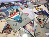 15 Laserdiscs MCA DiscoVision VideoDiscs - Jaws Bond Friday 13th Disney!!