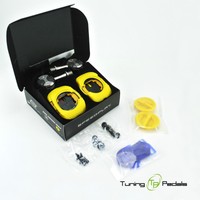 Speedplay Zero Pedale + Titanachsen inkl. Walkable Cleats - 5 Farben