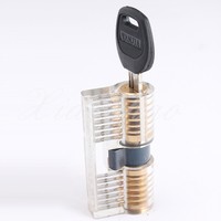 Übungszylinder Transparent Übungsschloss Vorhängeschloss Trainieren Lockpickin