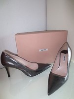  MIU MIU by PRADA Damen Pumps Gr.40,5 CRACLE Schuhe High Heels neu