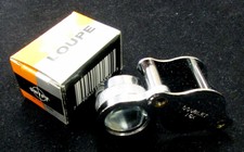 Swift Model #596 16X Doublet Jeweler'S Loupe, Chrome Plated Brass Case Free Ship