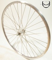 Exal 28 Zoll Laufrad Vorderrad Felge Exal TX 19 Alu Rad Fahrrad Neu