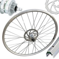 28" Vorderrad Disc Shimano Nabendynamo und 160 mm Bremsscheibe, Scheibenbremse