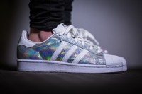 Adidas Superstar Silber Glitzer | EU 37 1/3 US 6 UK 4.5 | Neu&OVP | 