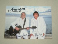 die Amigos drucksignierte Autogrammkarte -#5220 Santiago Blue