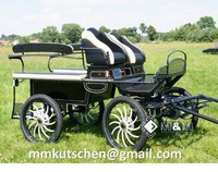 Kutsche Fahrschulwagen Marathonwagen Trainingswagen Wagonette Kutschen 25"