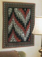 Nouveau Bargello Quilt Pattern Pieced PC