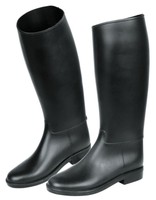 Covalliero Kunststoff-Reitstiefel Hippo schwarz Textilfutter Kinder Gr. 29 - 35