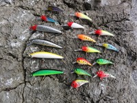 Wobbler Set bestehend aus 17 Stück verschiedene Längen 10cm 7cm 5,5cm Markenware