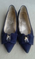 MANIA Schuhe dunkelblau Wildleder , blau , Ballerinas Slipper 