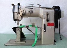 PFAFF 1295 Post Bed Walking Foot Large Hook Binder Industrial Sewing Machine