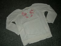 * H&M * Hübsche weiße Bluse / Shirt mit Stickerei * Gr.158/164 * 