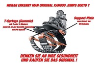 ORIG. KANGOO JUMPS XR3 Springschuhe BLACK/ORANGE Gr. S (passend für 36,5-38,5)