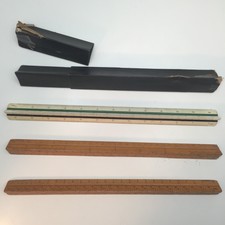 New listing
Lot 3 Vintage Triangular Scales Faber Castell 873/c + 2 Architect Boxwood Us Std