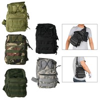 Molle Militär Taktische Kuriertasche Schultertasche Messenger Reise Brust Tasche