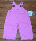 NWT Carhartt Pink Bib Overalls Baby Girls 6 Months NEW