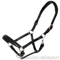 Neu Heinick Qualitäts Lederhalfter ~ Mira Schwarz ~ Full Warmblut Stallhalfter