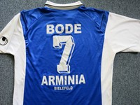 Arminia Bielefeld "uhlsport" Trikot Herforder Pils Nr.7 "BODE" Selten / Rar