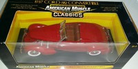 ERTL AMERICAN MUSCLE 1937 CORD 81 CONVERTIBLE CLASSICS METAL 1:18 MODELLAUTO ROT