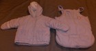 Lavender Colored London Fog Baby Girls Coat & Bag Size 0-6 Months vgc lv