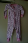 Hanna Andersson pink dots organic cotton sleeper-80 18 to 24 months