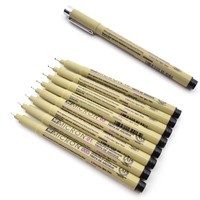 Büro Schreibwaren Fineliner Stift Wasserfest Malen Projektion Buchhalten Beige