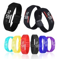 UPDATED Unisex Ultra Gummi LED Uhr Datum Sport Armband Digital Armbanduhr