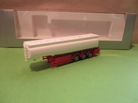 AWM  ---  Tank-Auflieger ---  neutral  weiss/ rot ------