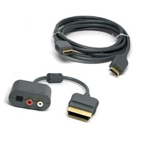 Kit HDMI Kabel + AV Kabel Audio Video Adapter für Xbox 360