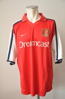 2000-02 Arsenal London Trikot Gr. XL Nike Jersey Dreamcast vintage RAR Double 