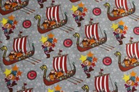 Wickie Jersey Baumwolljersey grau nähen Pumphose Kleid 