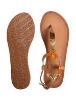 NEW ROXY WOMENS DOMINICA BEACH SLAPS/FLIP FLOPS/BEACH SANDALS/SHOES 6S/420/TAN