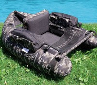  Lineaeffe Belly Boat Camou Camouflage Belly Boat Boot inkl. Pumpe -  