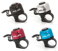 XLC Miniglocke DD-M06 Klingel 22,2mm schwarz, silber, blau, rot Glocke Fahrrad
