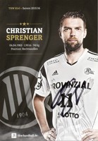 Christian Sprenger  THW Kiel 2015/2016 Handball Autogrammkarte signiert - 264393