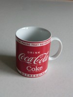 Coca Cola Coke Tasse Becher Sammel Becher in rot  s. Fotos