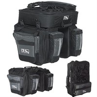 Gepäcktasche 3-fach, Satteltasche, Fahrradtasche, Rucksack, Fahrrad Packtasche