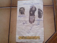 Werder Bremen 50er Jahre,14mal signiert-Ilic,Ackerschott,Schütz,Schröder,Heyse