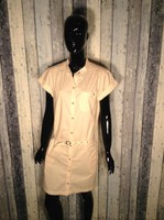 BENCH Damen Kleid BAYCLIFFE Sommer Beige Hemdkleid Shirt Gr.S Boho NEU UVP59,95€