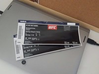 UFC Fight Night Hamburg 2 Tickets nebeneinander 